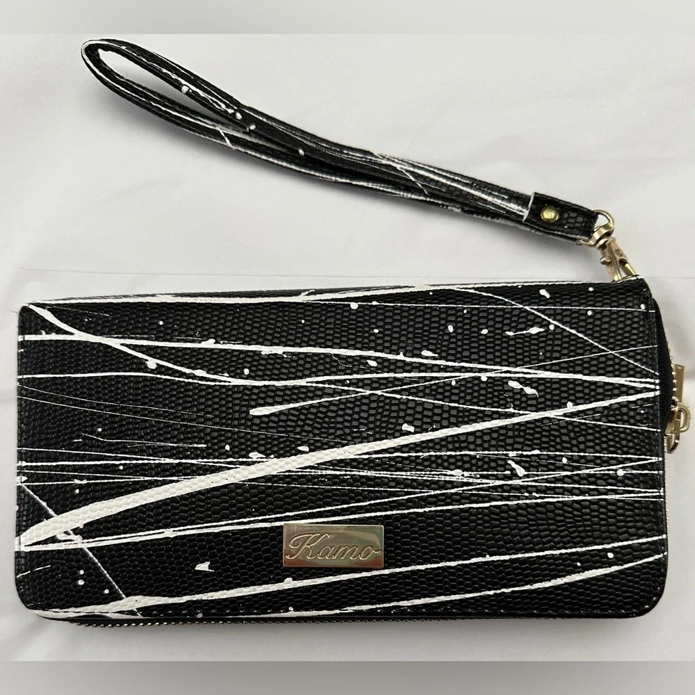 Zip Around Wallet Clutch Wristlet
